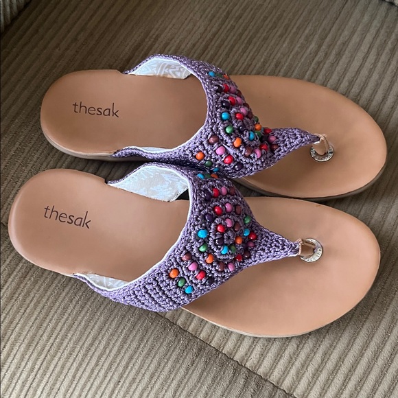 The Sak Women's Multicolor Beaded Sandals - Picture 2 of 5